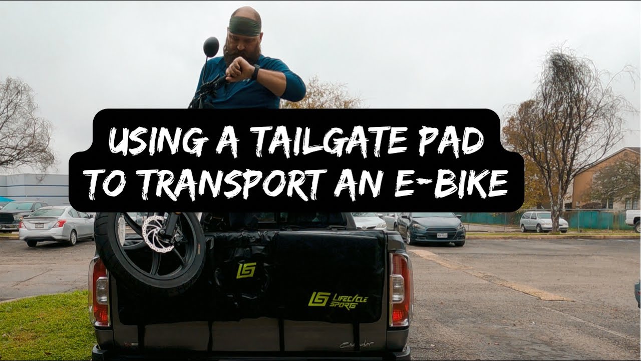 Using a Tailgate Pad to Transport Your e-Bike