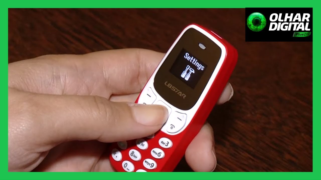 Comércio de mini celulares