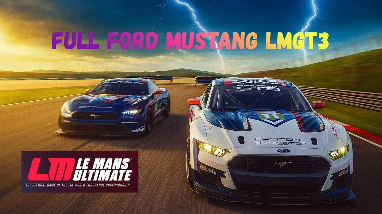 Le Mans Ultimate | Course Daily👉Ford Mustang Challenge sur Sebring⚡100% Mustang LMGT3 🏁