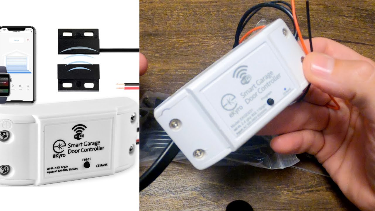 eKyro Smart WiFi Garage Door Opener Unboxing