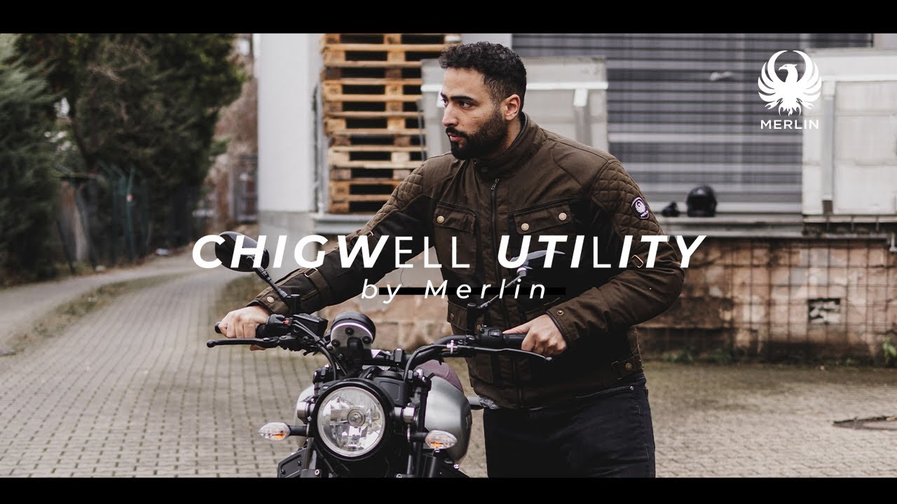 Merlin Chigwell Utility Motorcycle Waxed Jacket