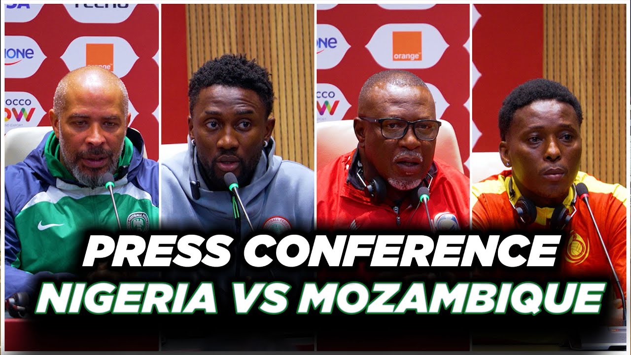 NIGERIA VS MOZAMBIQUE - AFCON 2025 - PRESS CONFERENCE