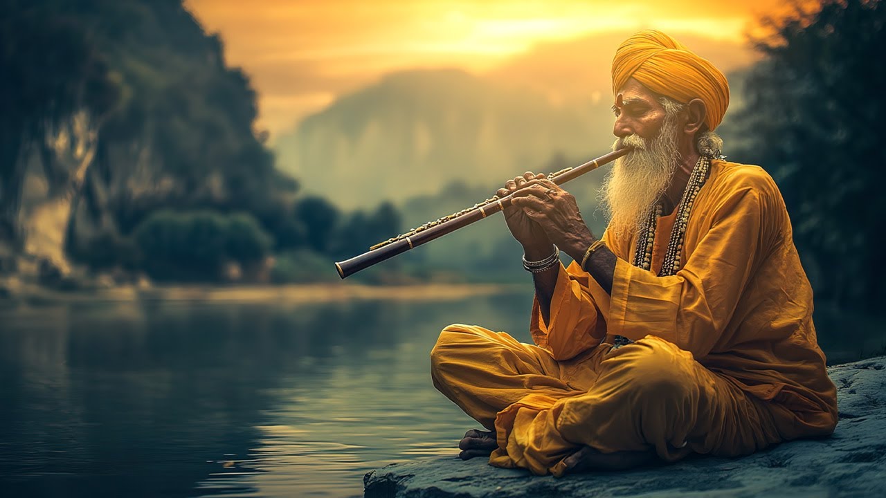 Flauta Hindú Meditativa | Indian Flute Meditation - Silence, Breath & Awareness