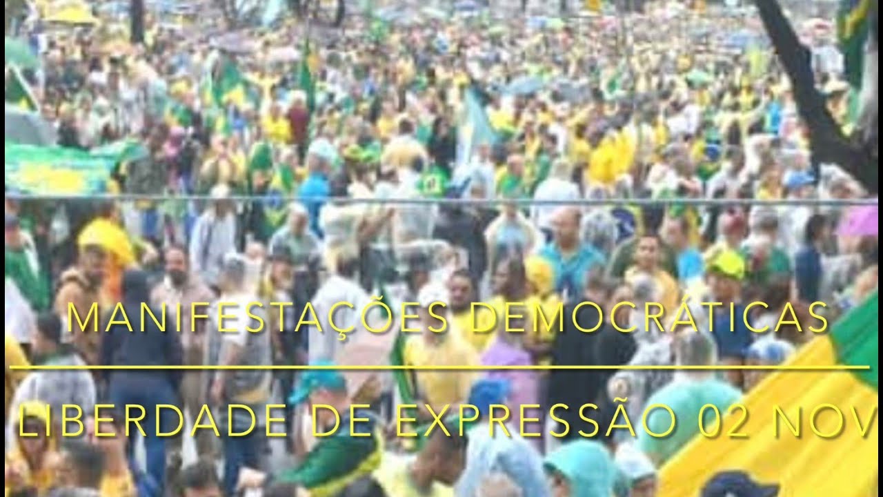 MANIFESTAÇÕES DEMOCRÁTICAS EM 31 CIDADES - LIBERDADE DE EXPRESSÃO DO POVO - 02 NOV 2022