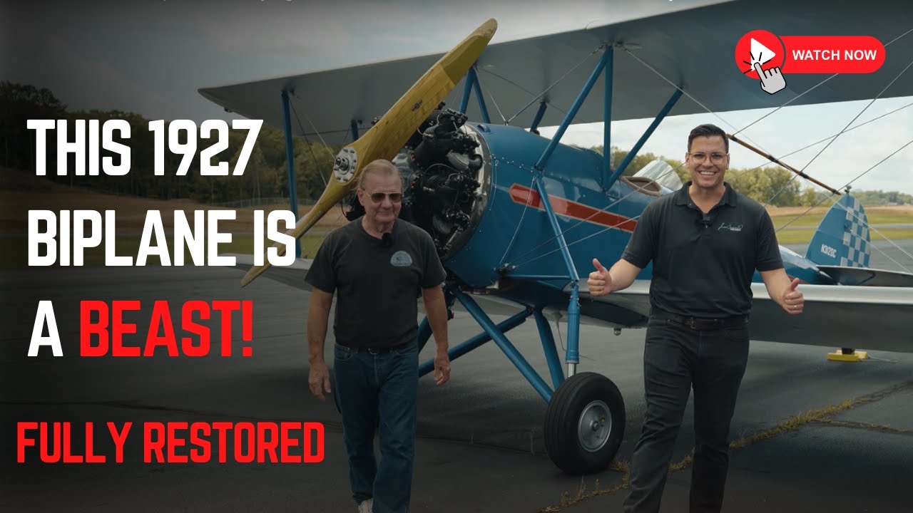 This 1927 Waco Biplane Is a Flying Time Machine | Rare Aircraft Restoration Story