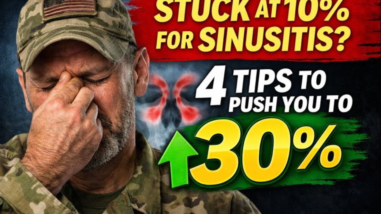 Stuck at 10% for Sinusitis? 4 Tips To Push You to 30%