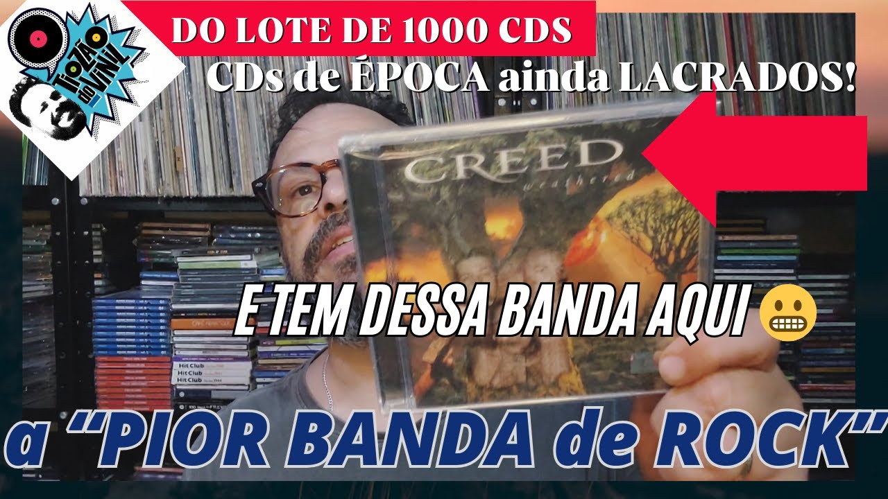 🎶 Deslacrando CDs antigos — inclusive de uma banda odiada por muitos! | Tiozão do Vinil