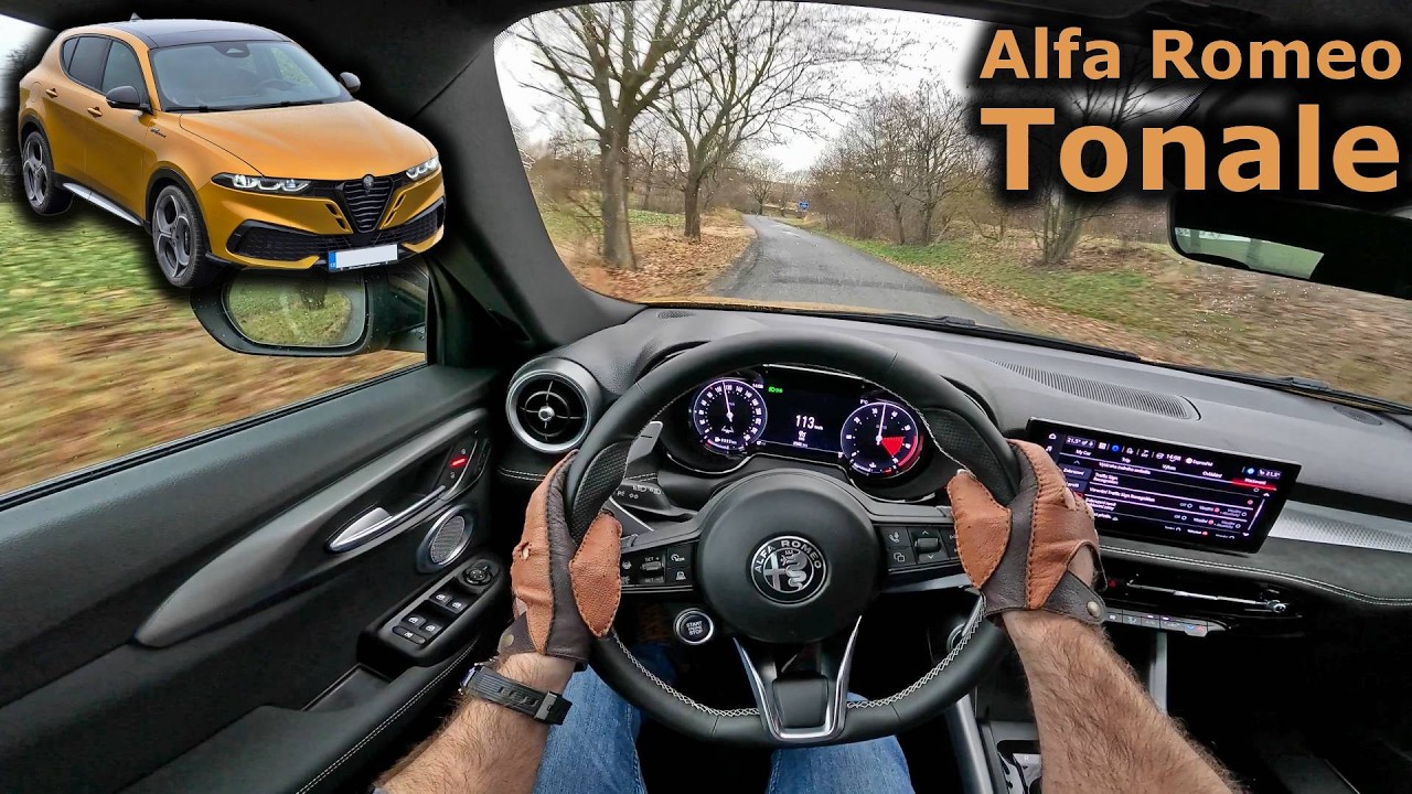 2026 Alfa Romeo Tonale 1.5 Turbo Ibrida 175 TCT7 - facelift - POV driving