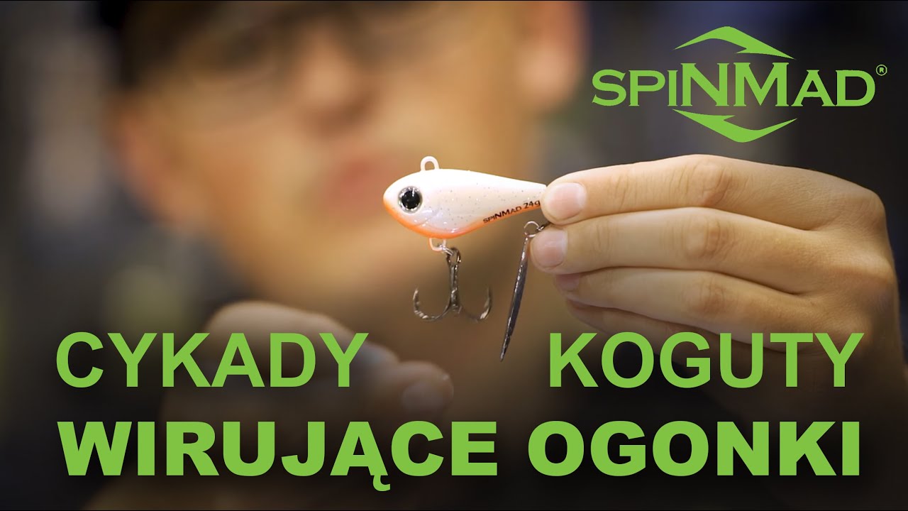 Wirujące ogonki i cykady - przynęty Spinmad