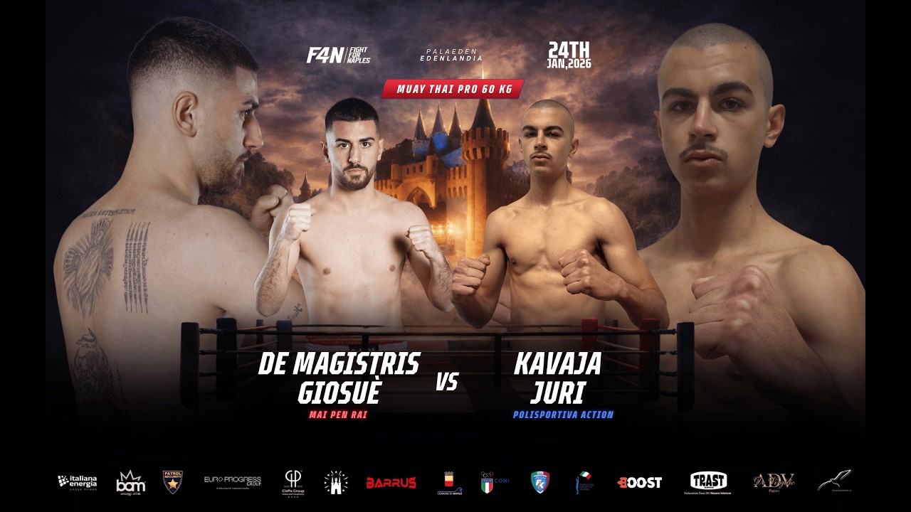Kavaja Yuri VS De Magistris Giosuè | MUAY THAI Pro 60 KG | F4N #7