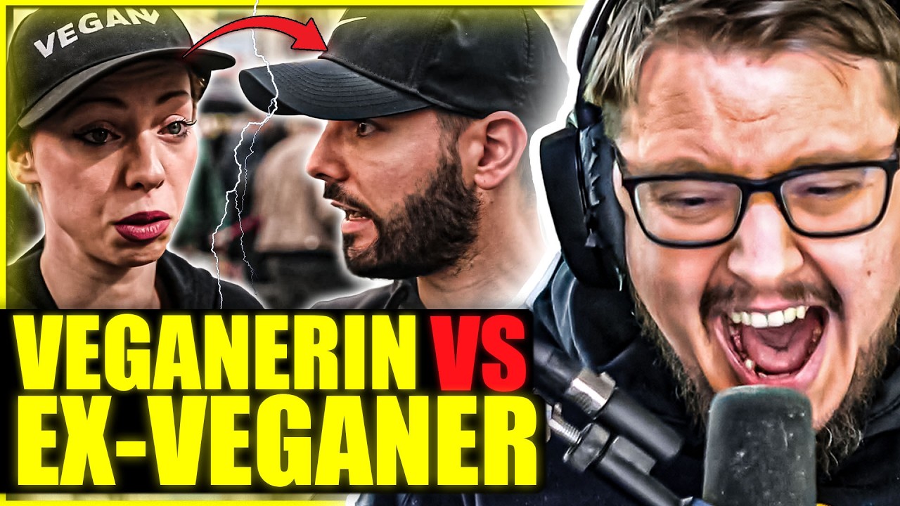 DEBATTE: Militante Veganerin vs. Niko Rittenau ESKALIERT | Dekarldent Reaction