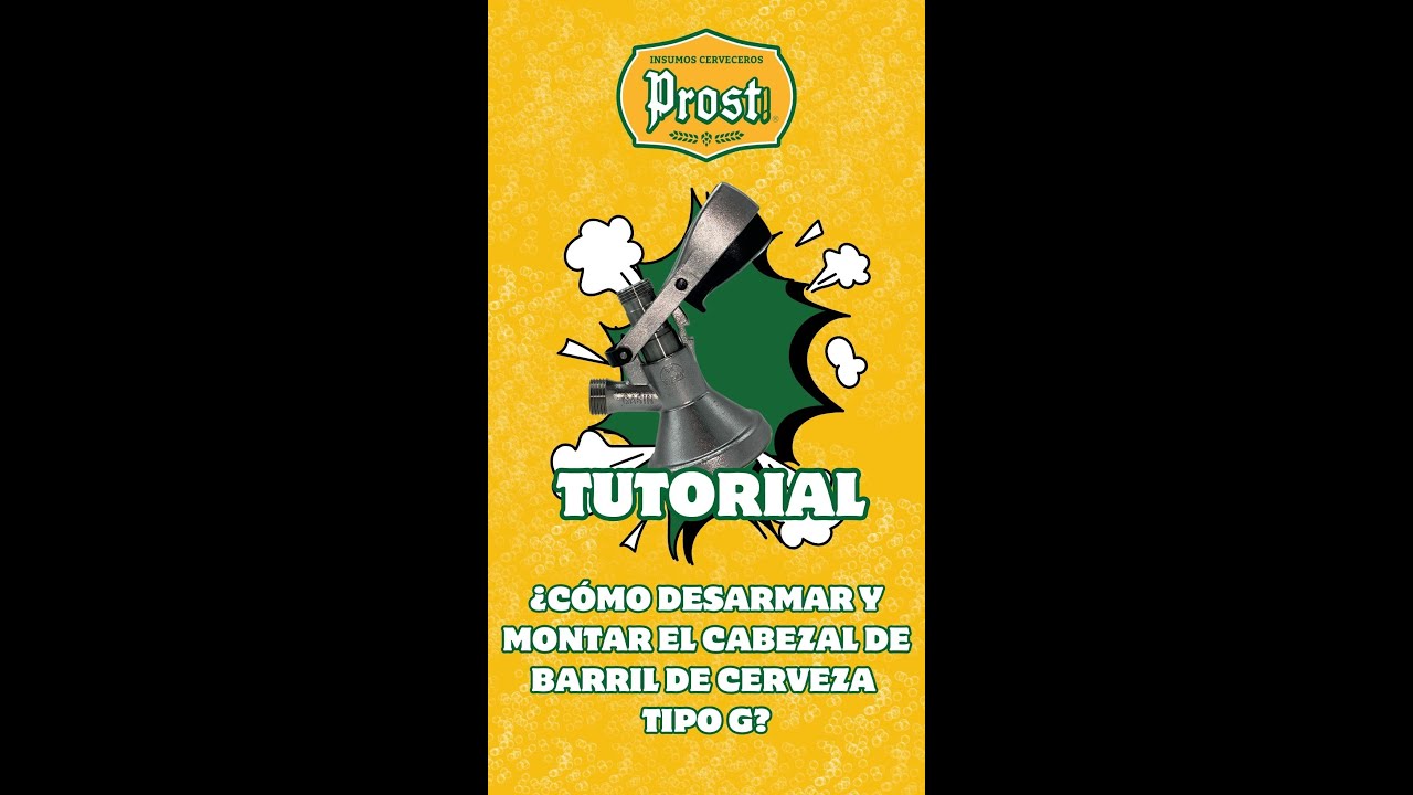 TUTORIAL!!!! Desarme y montaje de cabezal de barril de cerveza tipo G
