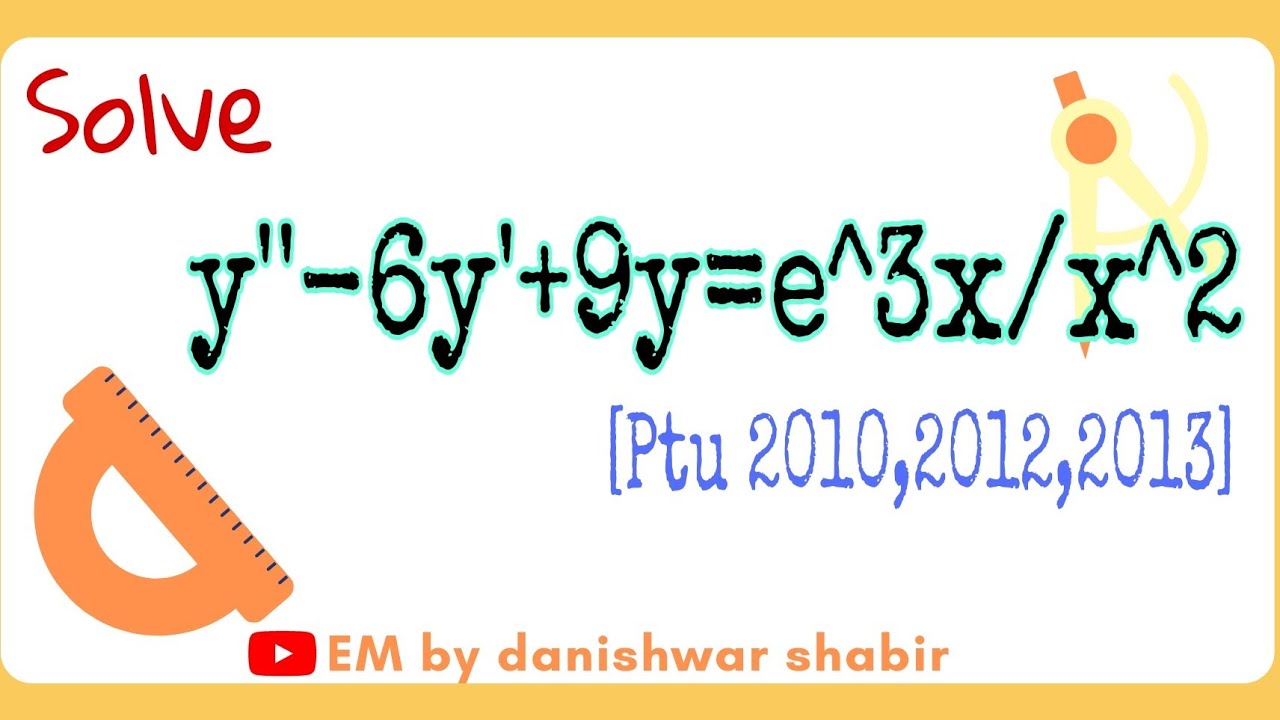 Method of variation of parameters |💯concept cleared + bonus question solved | #btech #gate