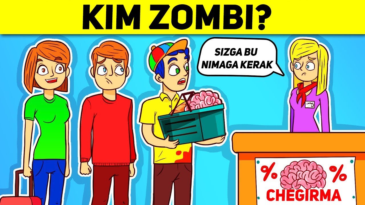KIM ZOMBI? ZOMBILAR HAQIDA YANGI DAXSHAT SAVOLLAR NECHTASIGA JAVOB BERA OLASIZ?