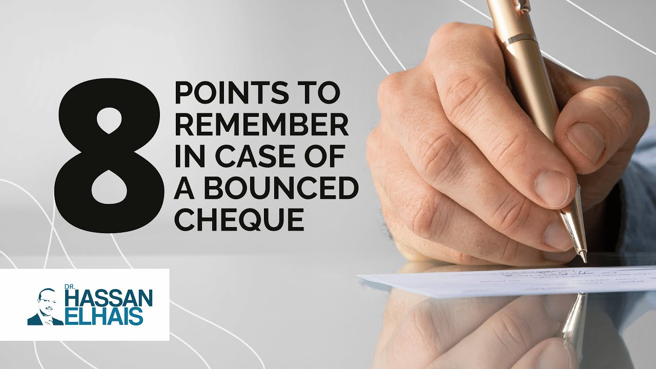 8 Points to Remember in Case of a Bounced Cheque