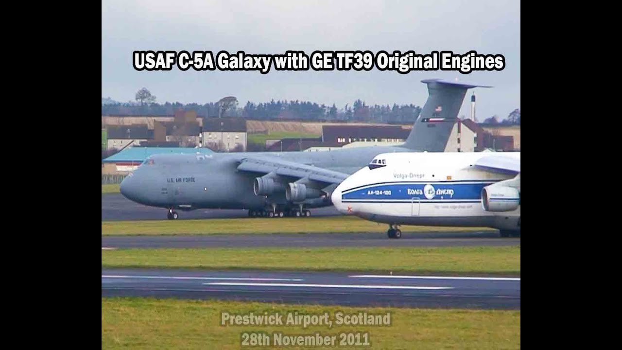 USAF C-5A Galaxy  - Original GE TF39 Engines!!