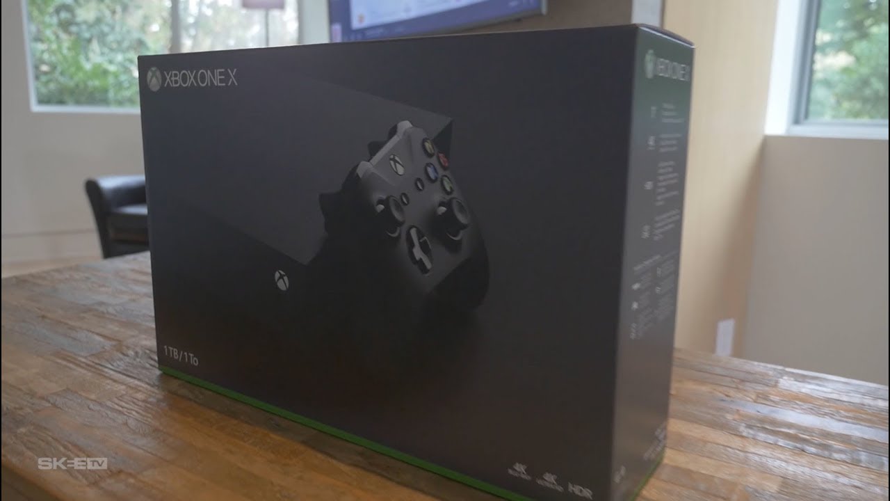 XBOX One X Early Unboxing & Gameplay Impressions
