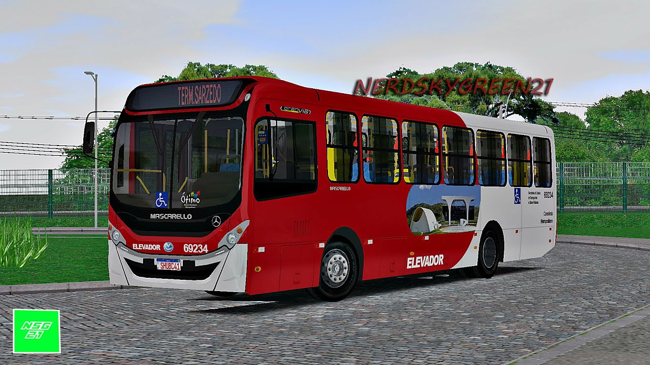 [OMSI 2] LANÇAMENTO Mascarello GranVia Midi 2014 mb of-1721 Bluetec 5 2P +G27/ Mapa RMBH 2.0
