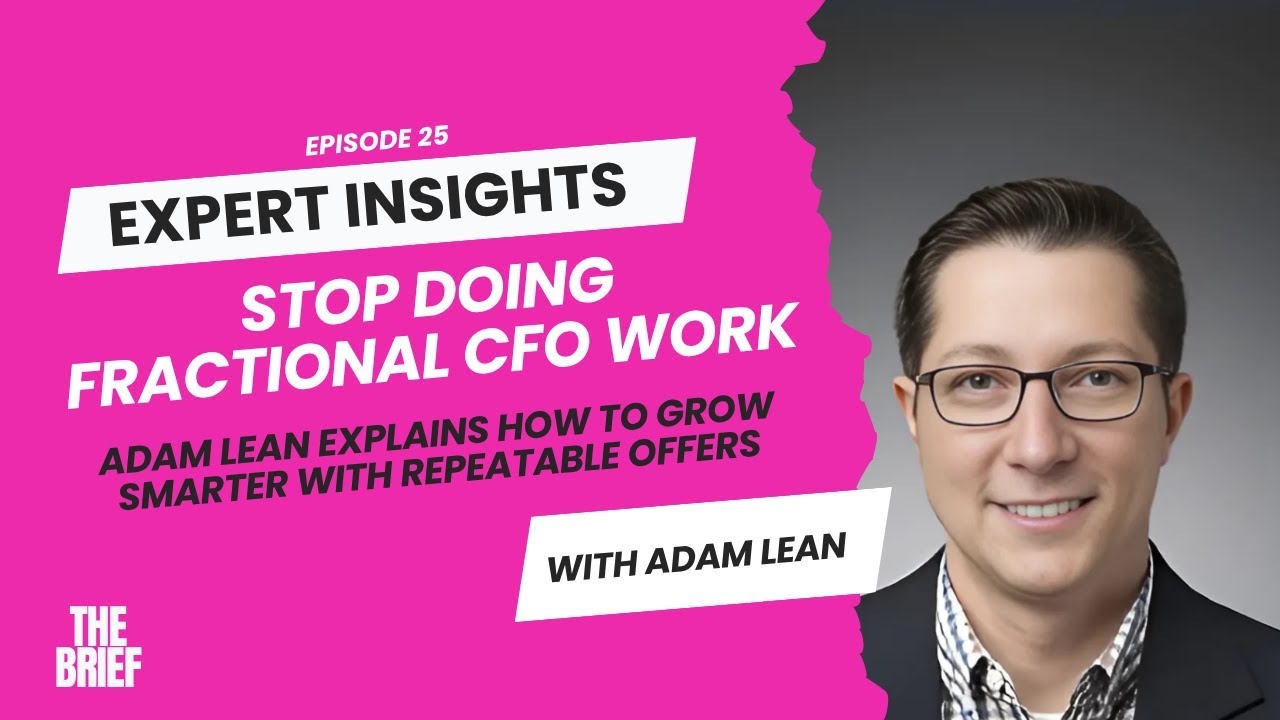 Stop Being a Fractional CFO. Do This Instead