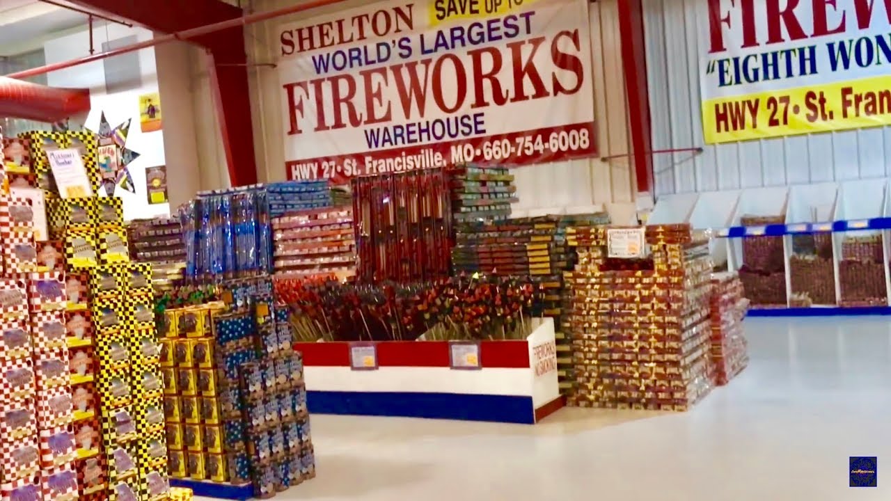 Fireworks MEGA Warehouse - 500g Cakes STACKED TO CEILING!