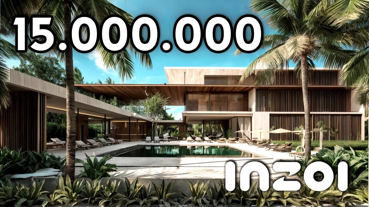 I Built a MILLIONAIRE’S Luxury Villa in inZOI 💰🌴 | Cahaya DLC Speed Build