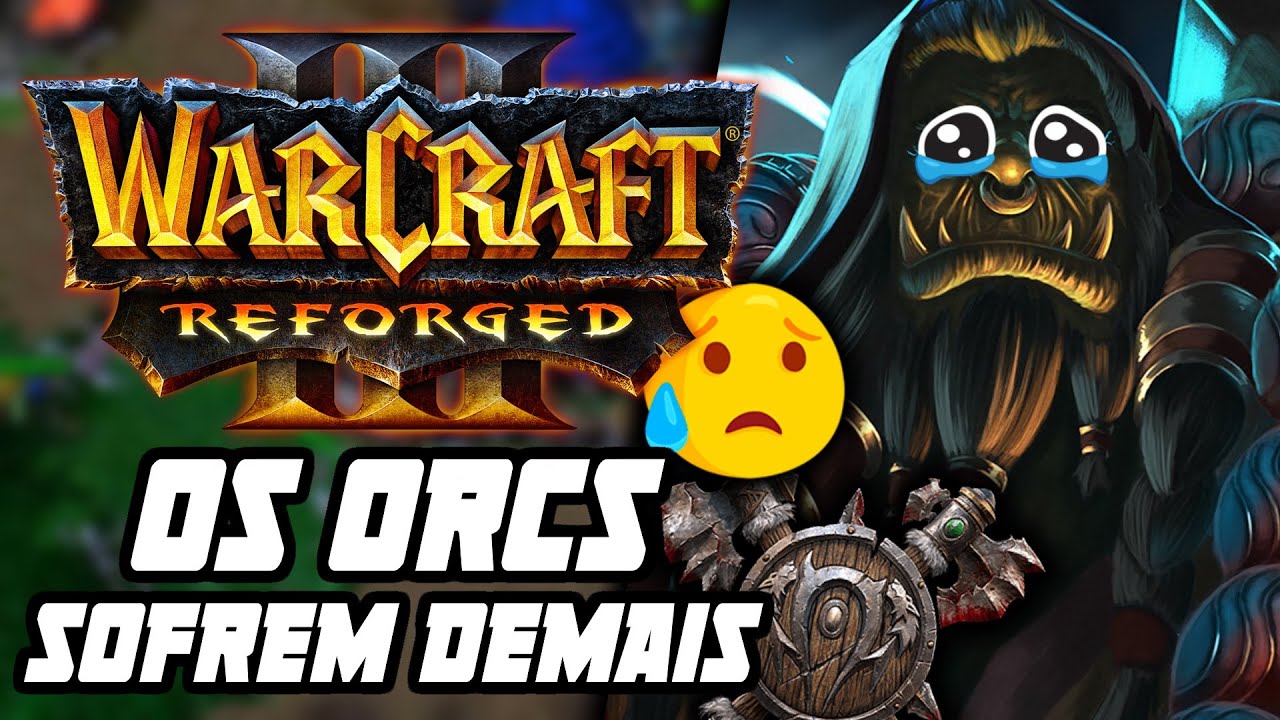 WARCRAFT 3 REFORGED: APANHEI DE ORC NESSE 4V4!! W3Champions WC3 remaster gameplay em português PT-BR