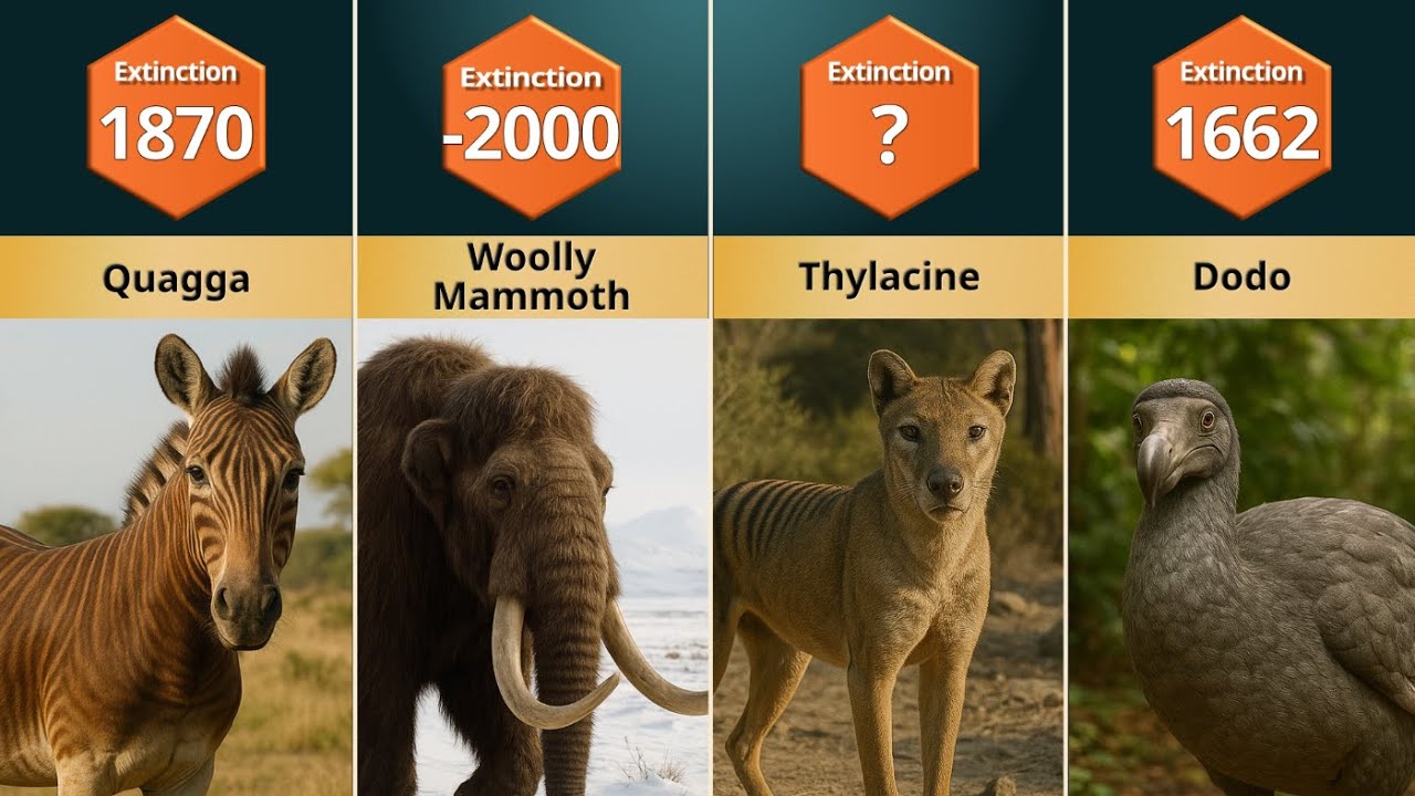Incredible Animals That Became Extinct in Modern History