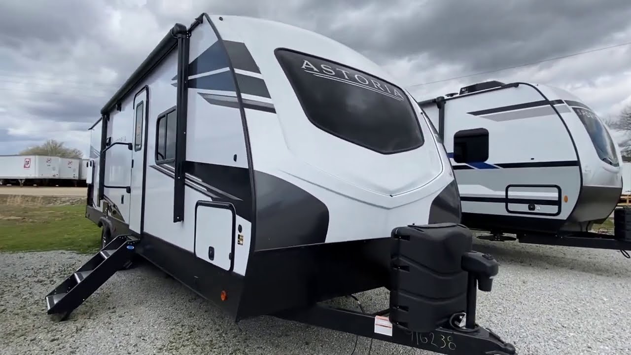 NEW travel trailer with a HUGE  back BATH! Astoria Camper Tour