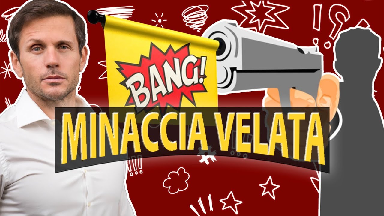 Esiste la MINACCIA VELATA senza fare nomi? | Avv. Angelo Greco