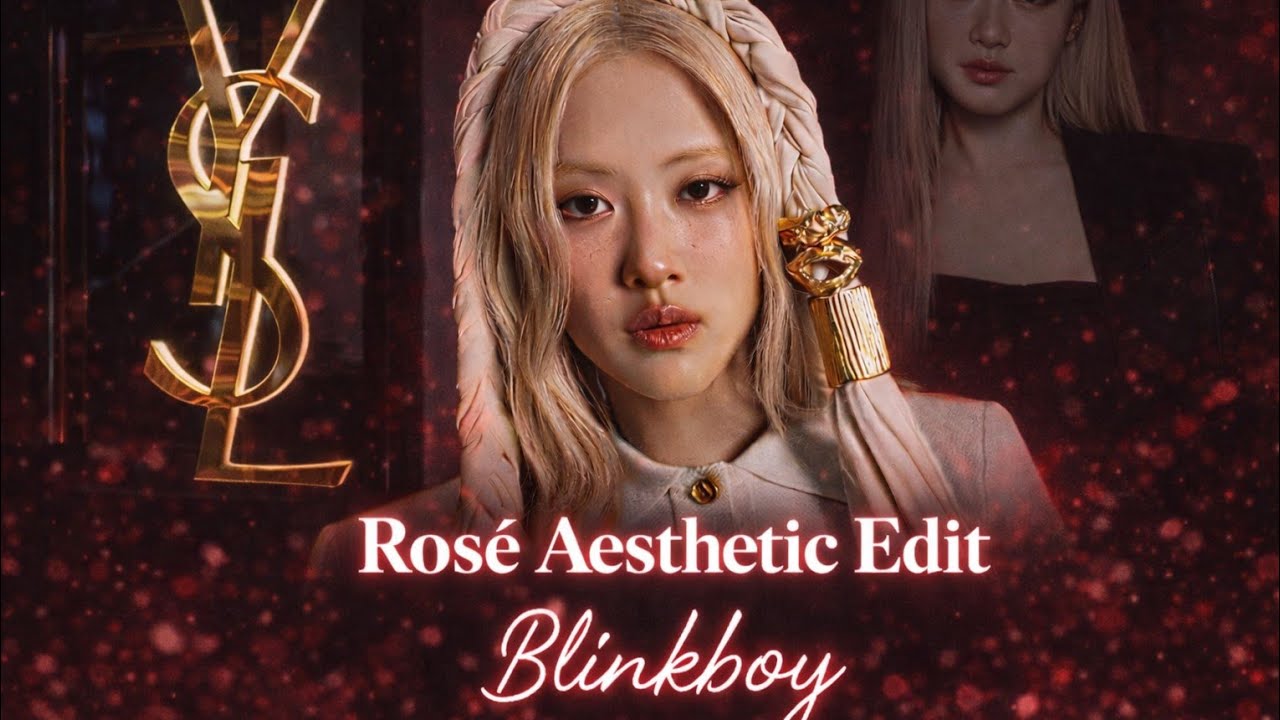 Rosé YSL aesthetic edit ❤🥰 | Rosé aesthetic edit | Capcut Blackpink edit | 