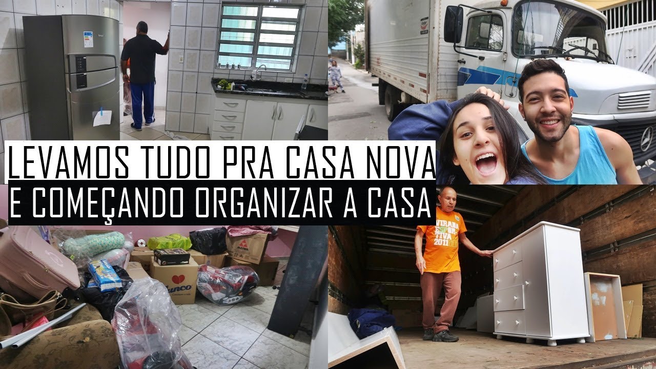LEVAMOS TUDO PRA CASA NOVA E JÁ COMECAMOS A ORGANIZAR! | VLOG