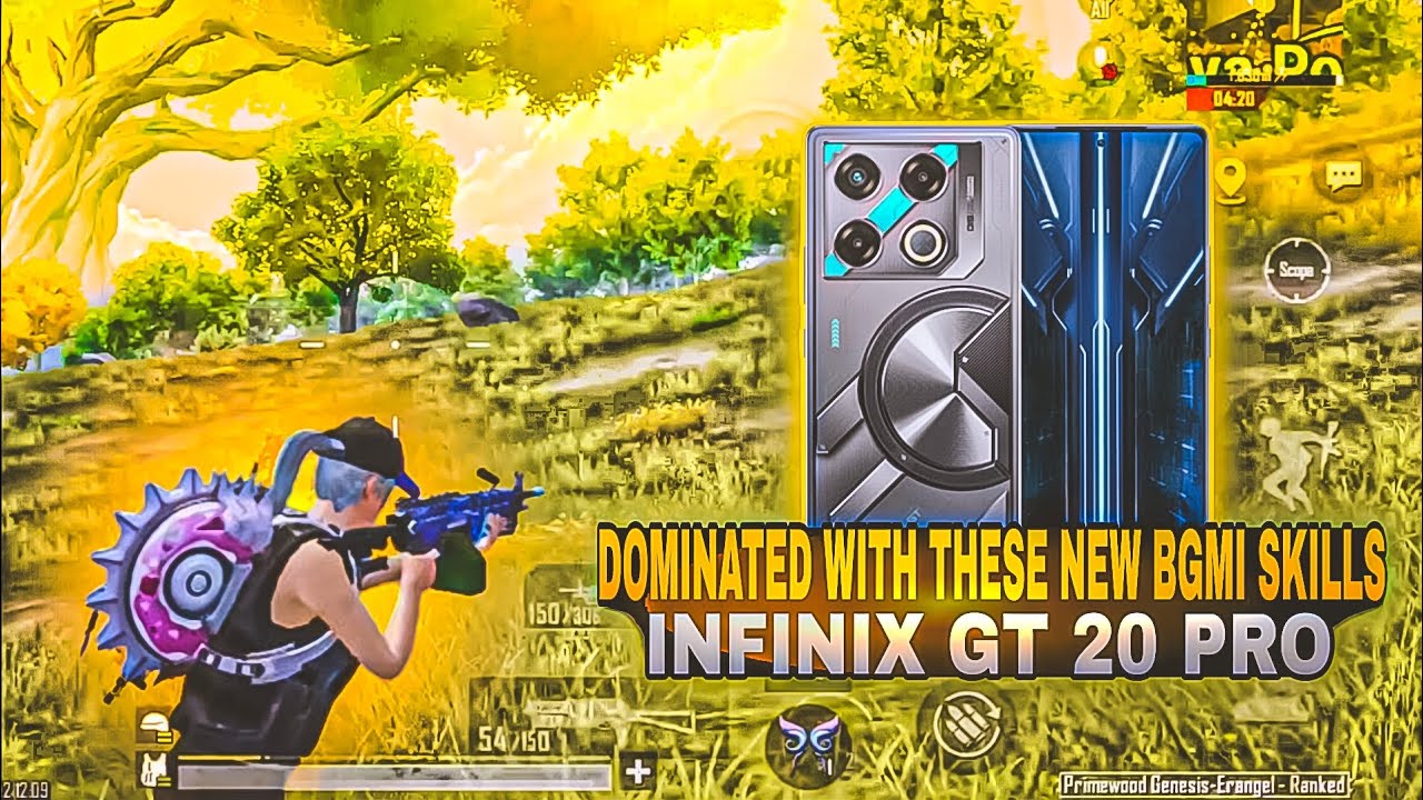 Dominated with these new bgmi skills 🔱 infinix gt 20 pro 