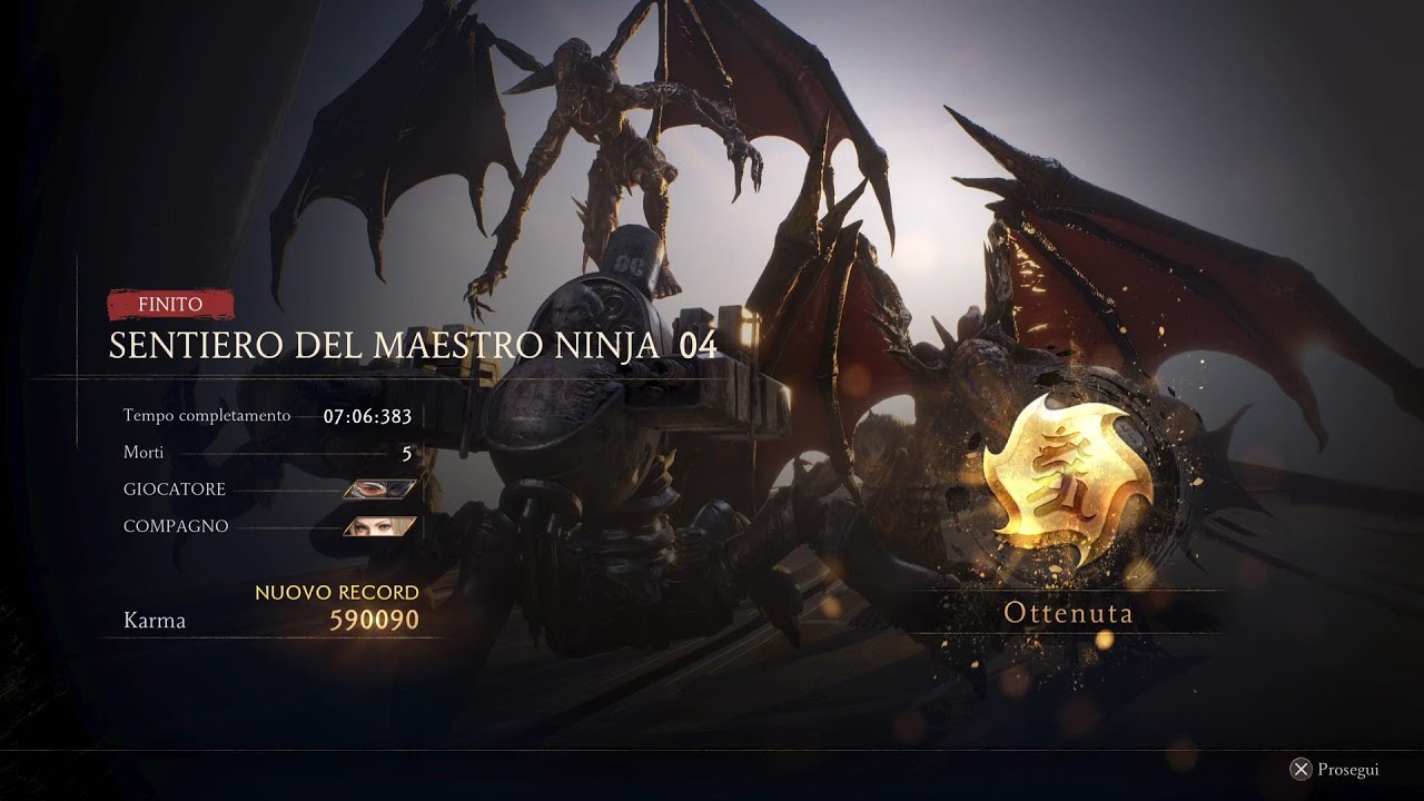 Ninja Gaiden 2 Black - PS5 Pro - Missioni a squadre - Rango oro - Maestro ninja 04