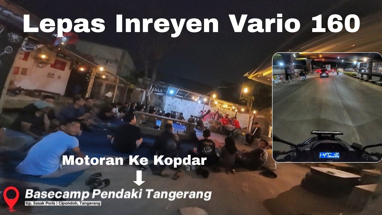 Night Ride Kota Tangerang Mampir ke Kopdaran Anak Gunung 🫡