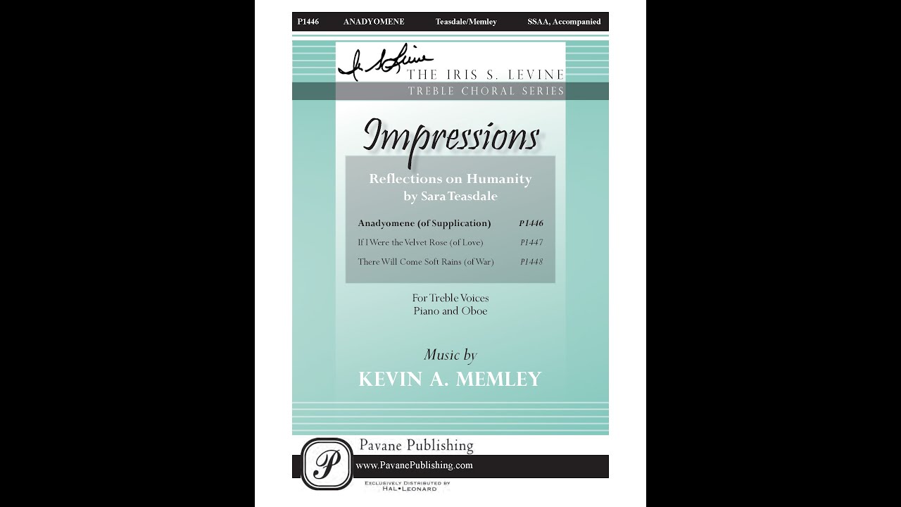 Anadyomene (SSAA)&mdash;Kevin A. Memley