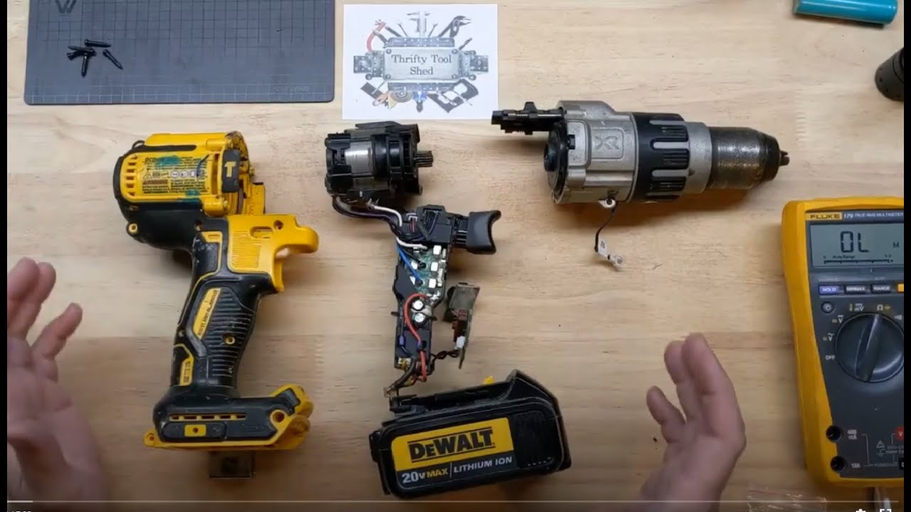 Обновление по ремонту дрели DeWalt DCD996