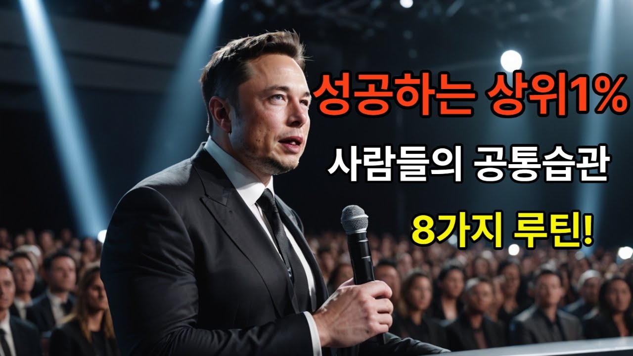2026년 반드시 갖춰야 할 8가지 성공 습관 | 동기부여 | 성공습관 | 자기관리 | 아침루틴