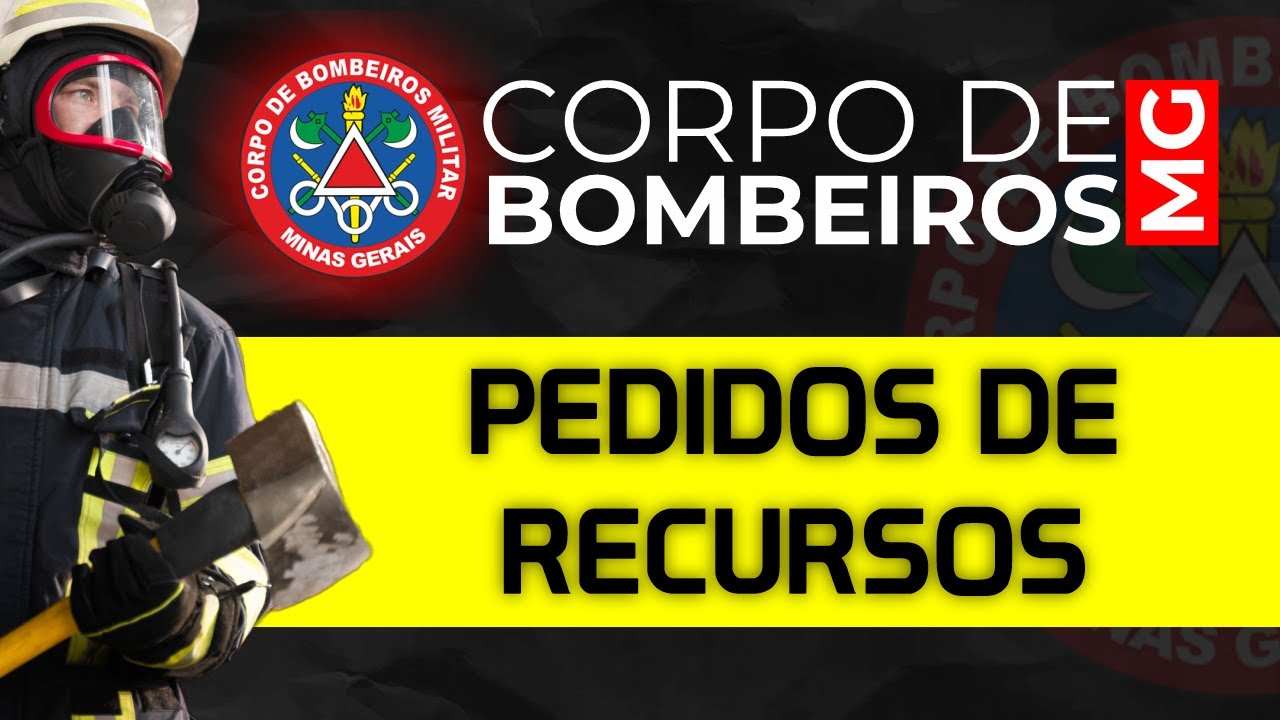 Concurso Bombeiros MG Possíveis Recursos PROVA IBGP