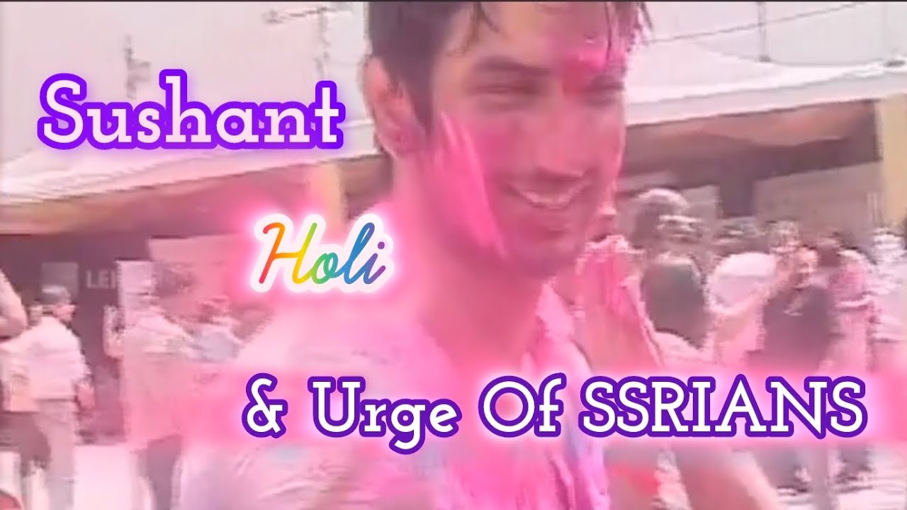 #sushant 💞#wapas to aaja yaar😭💫urge of his SSRIANS on #holi 🥺🔱#ssr #sushantSangHoli #missingyoussr