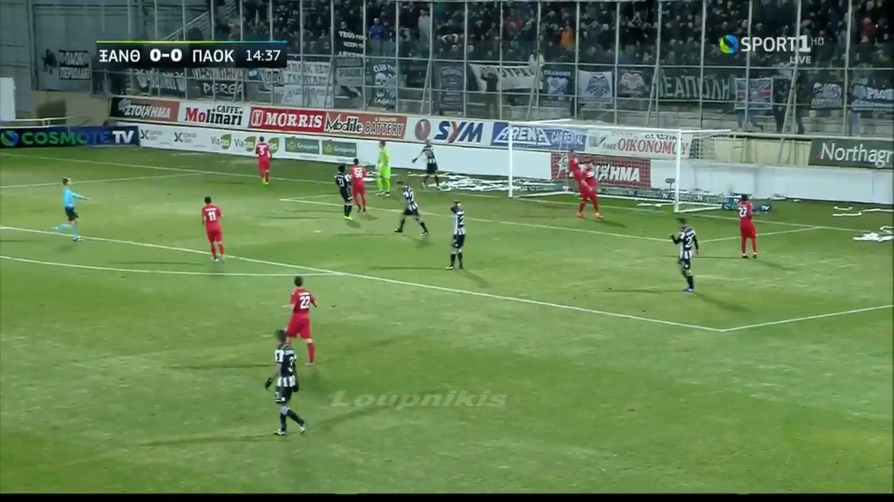 Ξάνθη - ΠΑΟΚ 1-2 Στιγμιότυπα Κύπελλο Ελλάδας | Προημιτελική φάση {9/2/2017}