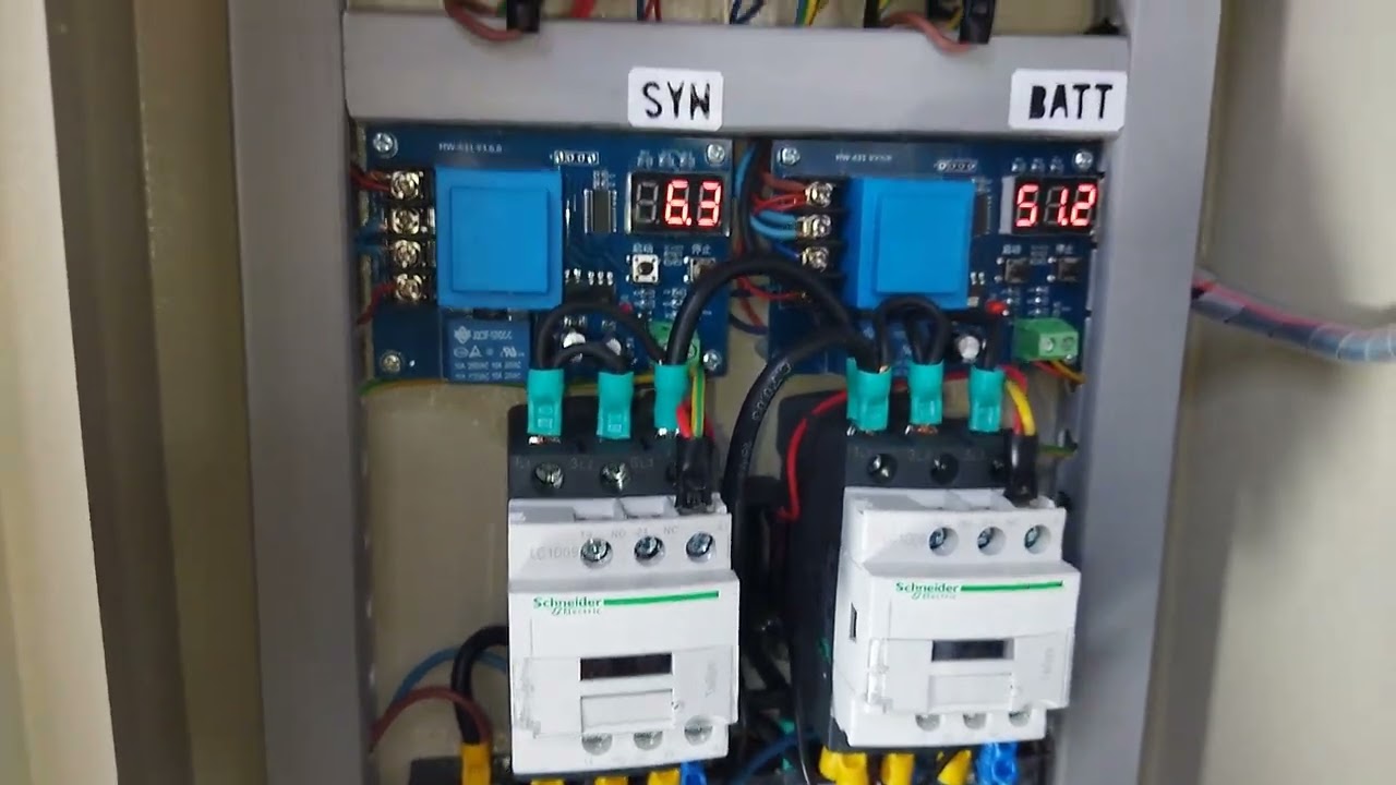 Test sebelum dikirim. ATS Syncronus pesanan Bapak Rudi, Cimahi, Jawa Barat.