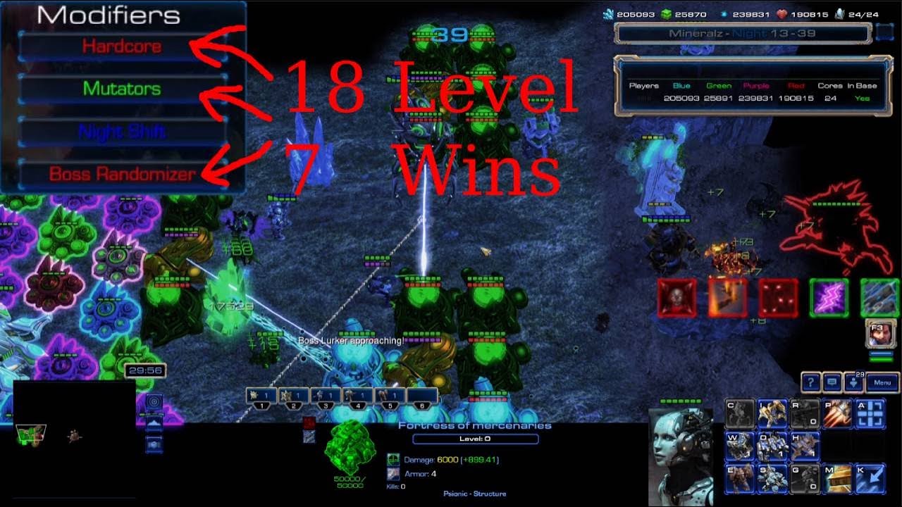 Starcraft 2: Mineralz Evolution Arcade - Easy and fast Prestige farm (Nightmare, Muta, HC, BR)