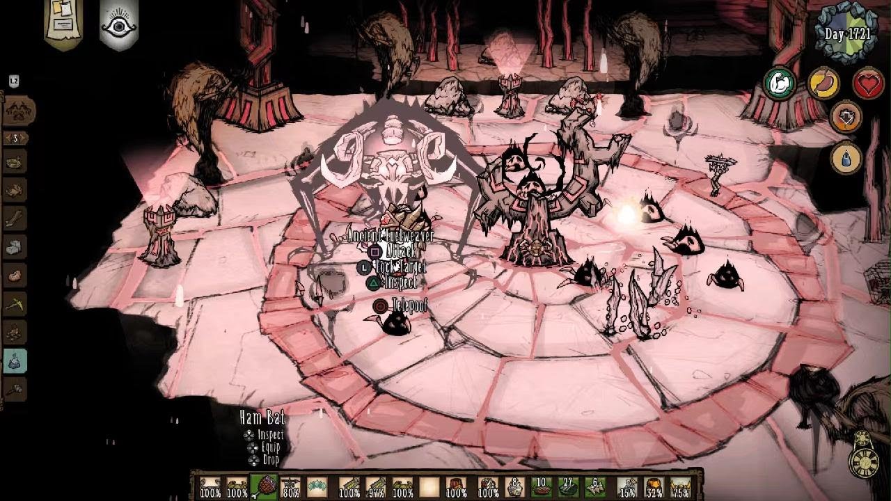 Don't Starve Together: Console Edition- Ancient Fuelweaver boss fight and a Charlie appearance