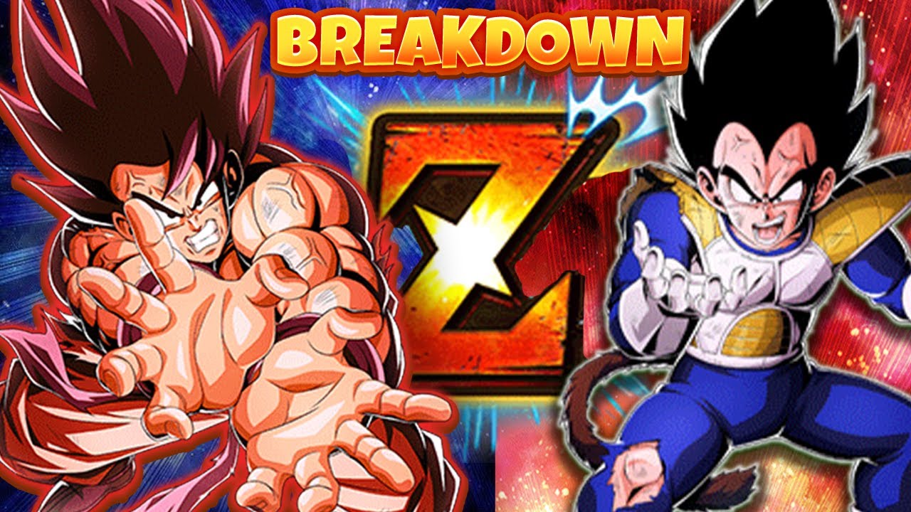 BREAKING DOWN BROKEN LR GREAT APE VEGETA EZA (and lr kaioken goku too i guess) | DBZ Dokkan Battle