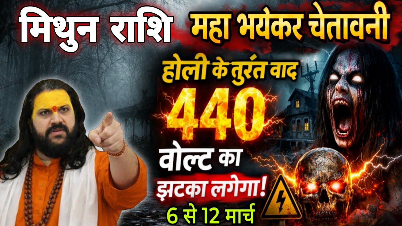 मिथुन राशि, 09,10,11,मार्च, होली के तुरंत बाद 440 वोल्ट का झटका लगने वाला है