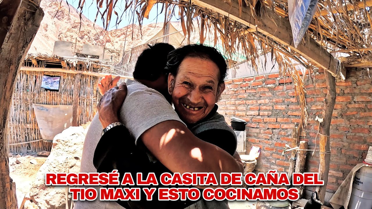 Regresé a la Casita de Caña del Tío Maxi y Cocinamos con Leña - Vive solo en medio del Monte