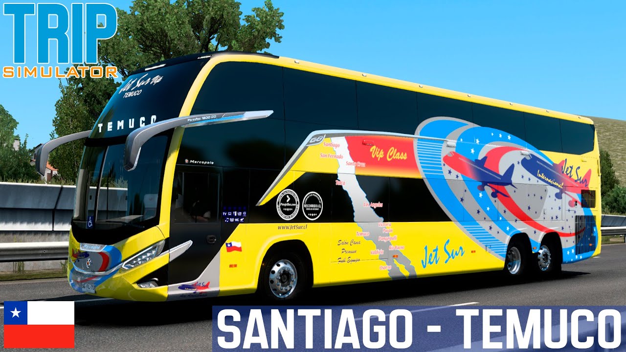 ETS 2 / EAA 1.46 / Santiago - Temuco / Marcopolo Paradiso G8 1800 DD / Jet Sur