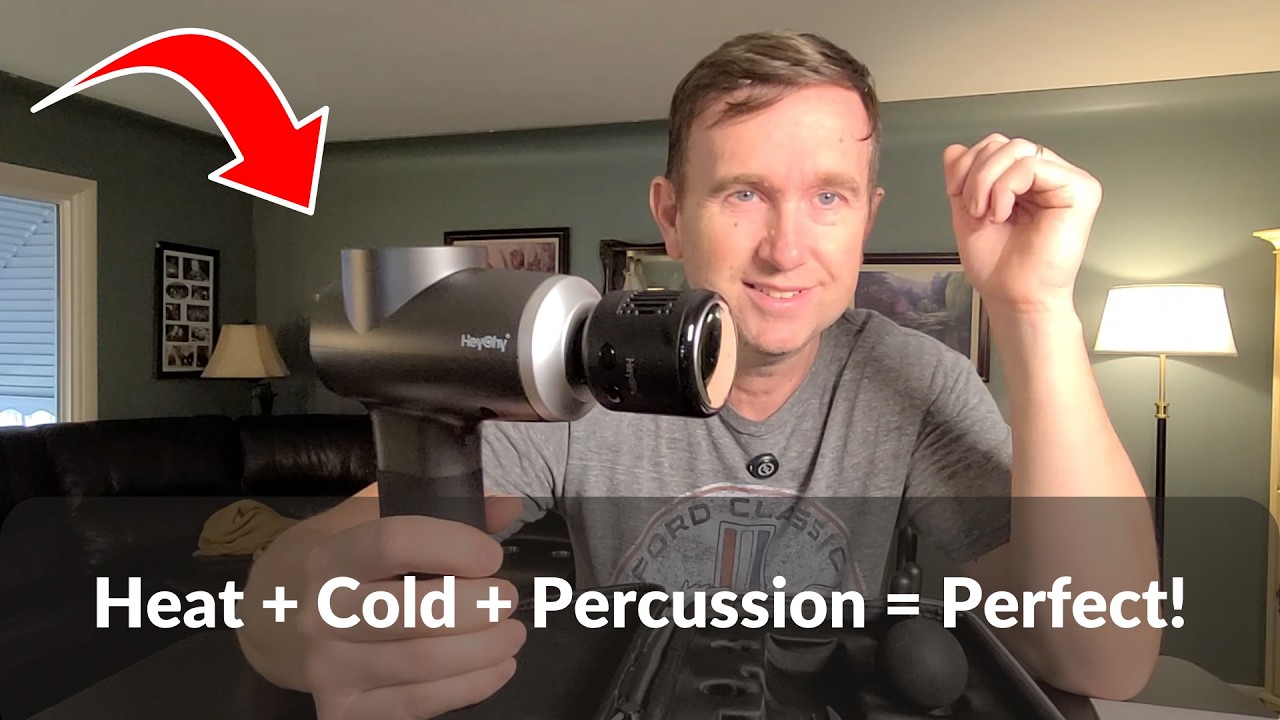 Testing Massage Gun with Heat | Honest Review of Percussion Deep Tissue Massager Cold & Hot Therapy
