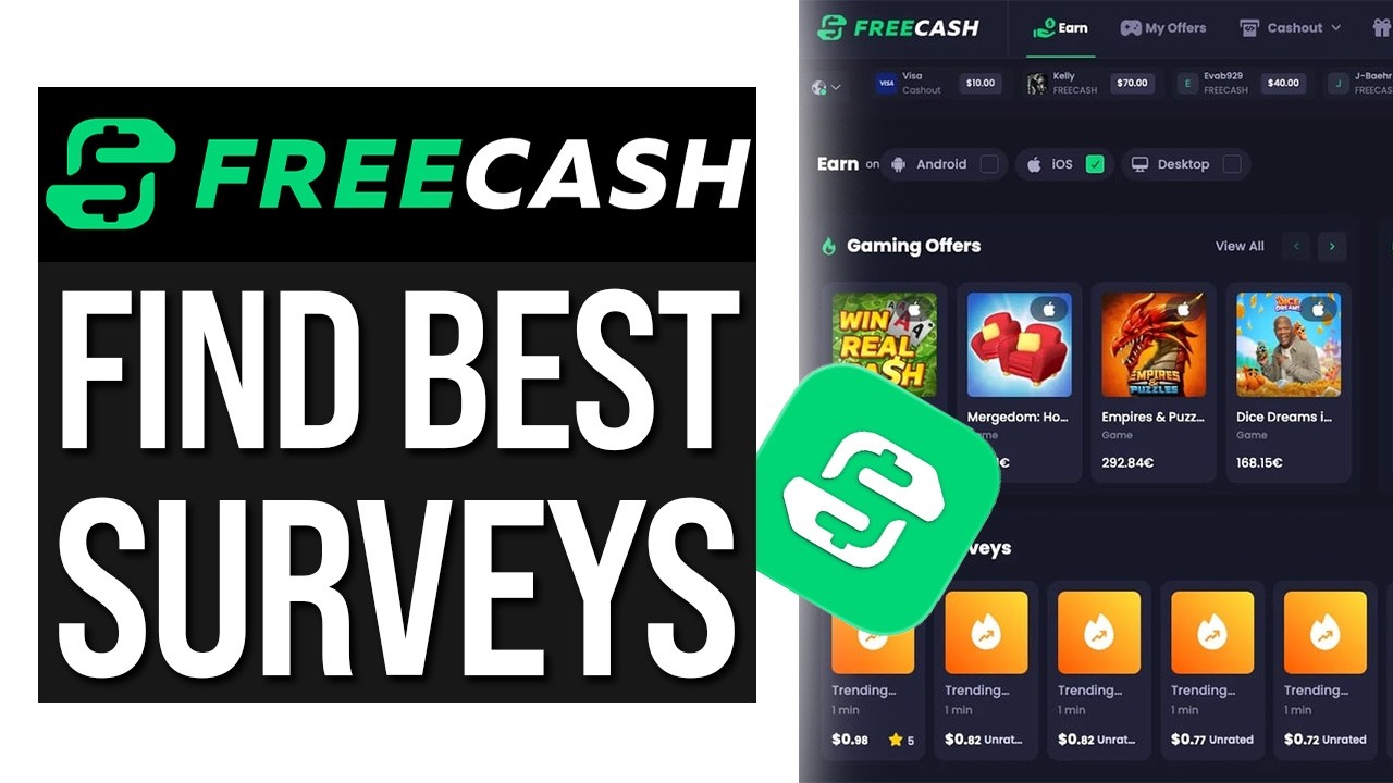 How to Find the Best Surveys on Freecash (Make More Money!)