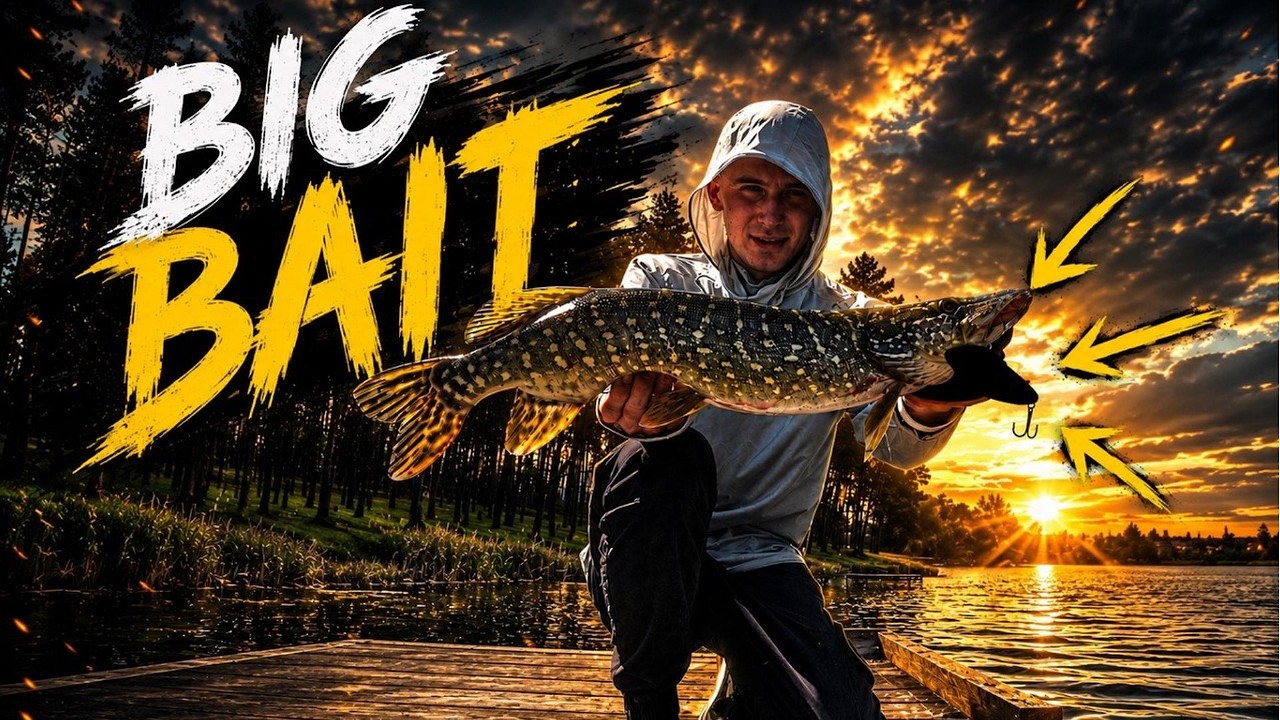 ЭТОТ BIG BAIT СВОДИТ ЩУКУ С УМА! #bigbaits #щука #рыбалка #pikefishing #swimbait #bigpike